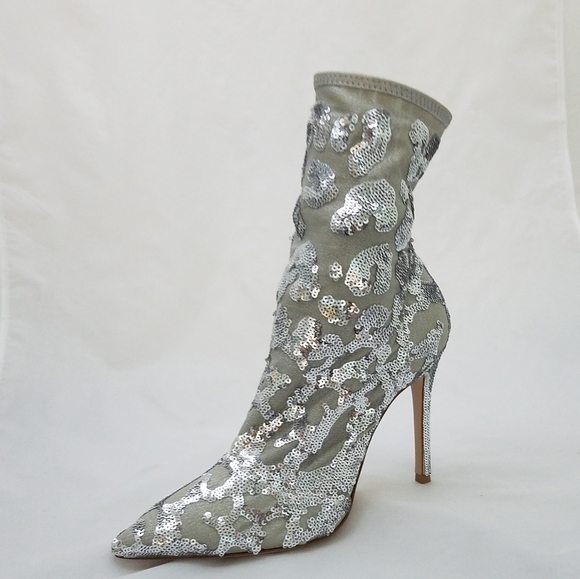 Gianvito Rossi Shoes - Gianvito rossi daze stretch tulle silver 35.5